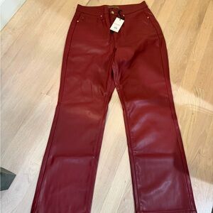 Judy Blue Women's Deep Red Flare Jeans